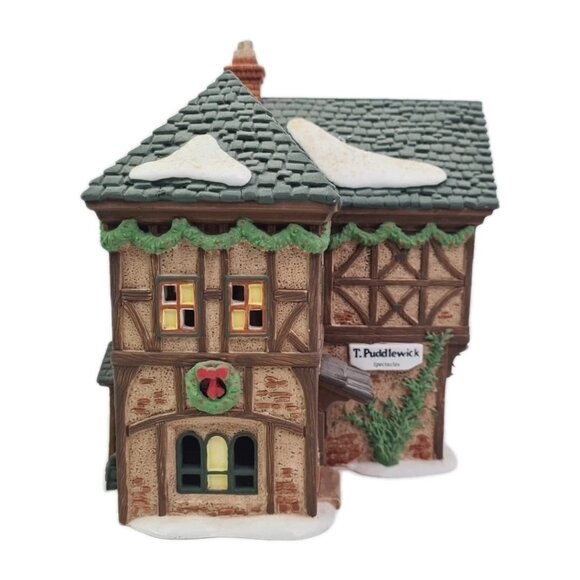 Department 56 Heritage Village "T. Puddlewick Spectacle Shop" 58331 Retired - Picture 1 of 8